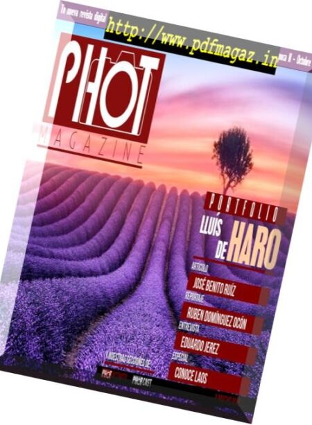 Revista Phot – Octubre 2017 Cover
