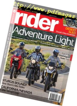 Rider Magazine – July 2018