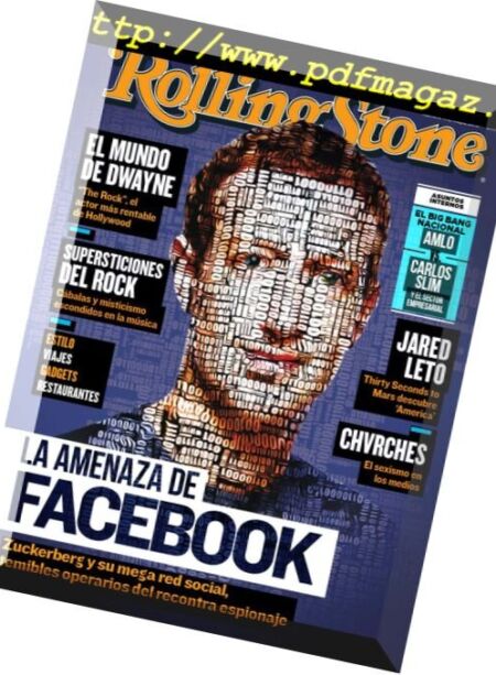 Rolling Stone Mexico – mayo 2018 Cover