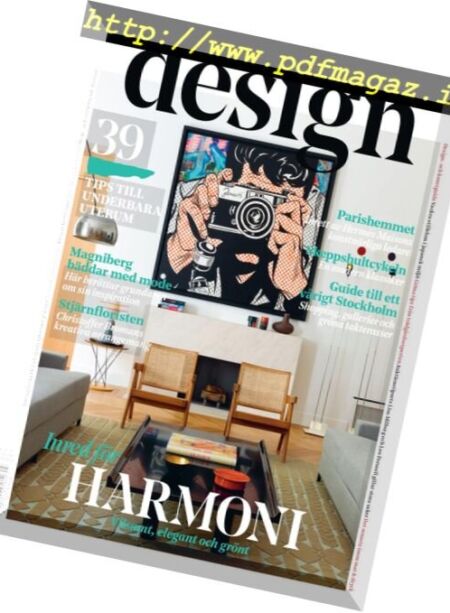 Rum Design – april 2018 Cover
