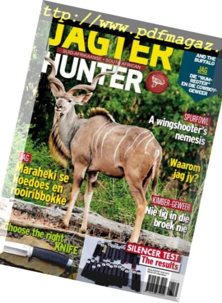 SA Hunter Jagter – June 2018 Cover