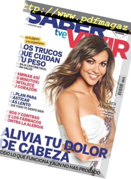 Saber Vivir Espana – mayo 2018 Cover