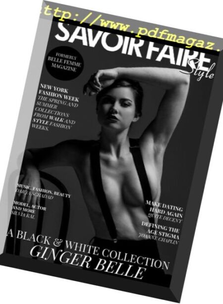 Savoir Faire – April 2018 Cover
