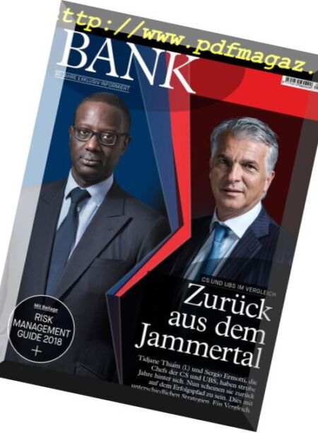 Schweizer Bank – Juni 2018 Cover