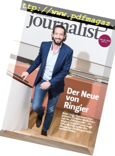 Schweizer Journalist – Mai 2018 Cover