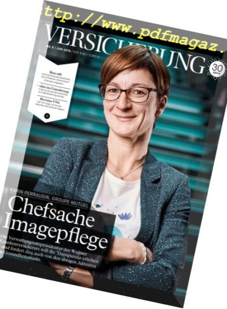 Schweizer Versicherung – Juni 2018 Cover
