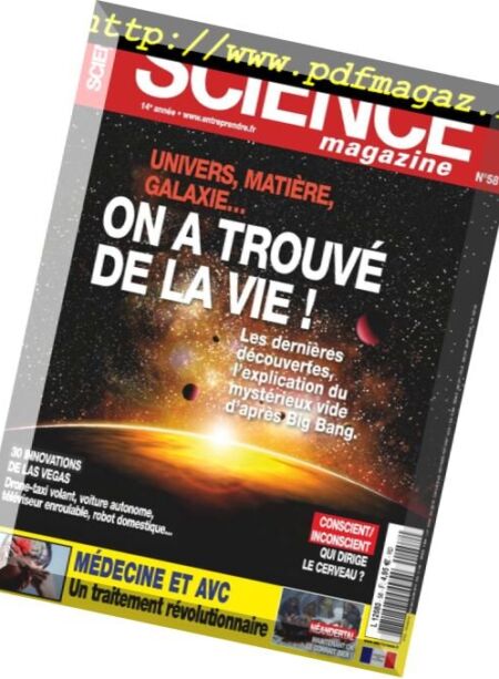 Science Magazine – avril 2018 Cover