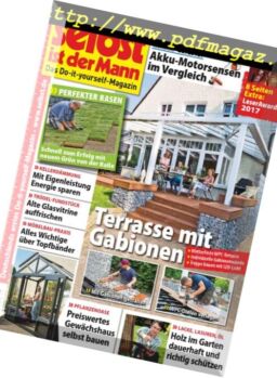Selbst ist der Mann – Mai 2018