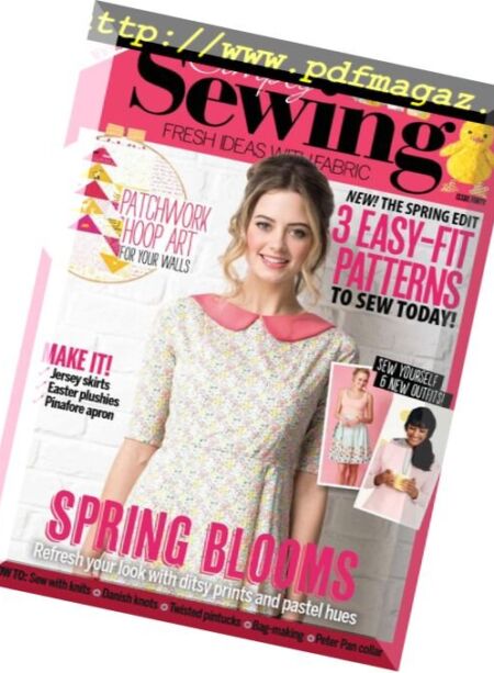 Simply Sewing – May 2018 Cover