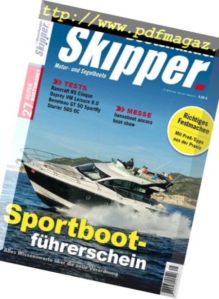 Skipper – Mai 2018 Cover