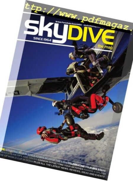 Skydive – February 2018 Cover