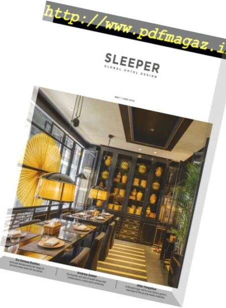 Sleeper – May-June 2018 Cover