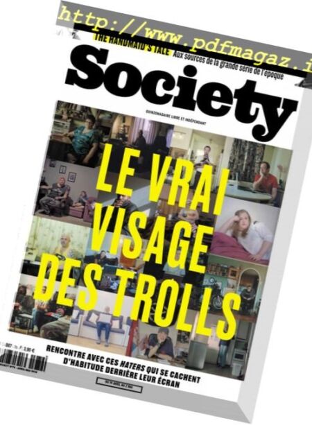 Society – avril 2018 Cover
