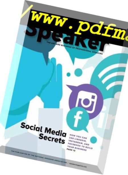 Speaker – April 2018 Cover
