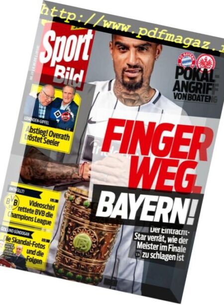 Sport Bild – 16 Mai 2018 Cover