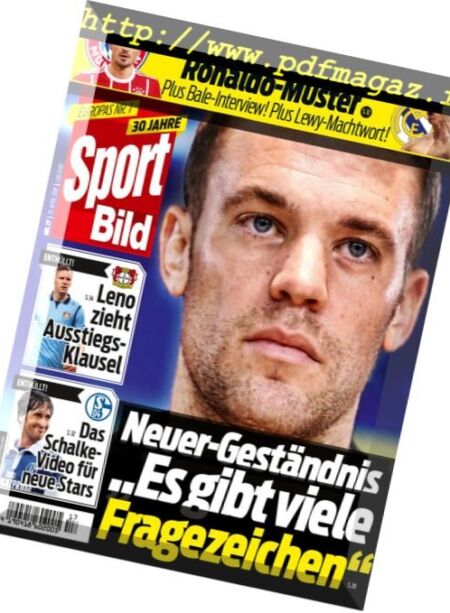 Sport Bild – 25 April 2018 Cover