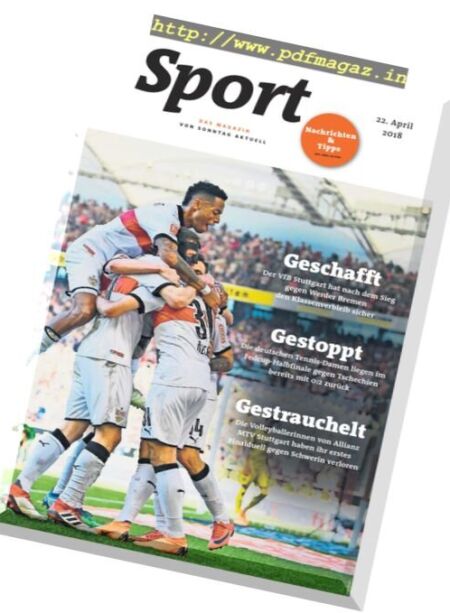 Sport Magazin – 22 April 2018 Cover