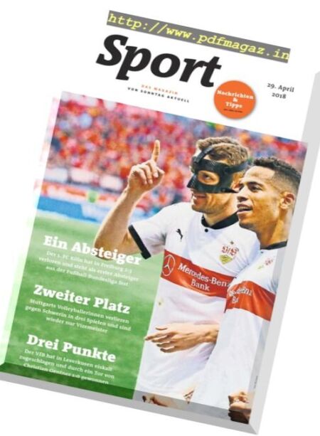 Sport Magazin – 29 April 2018 Cover