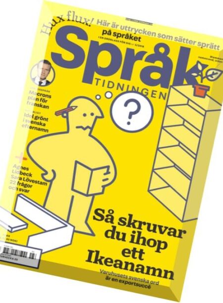 Spraktidningen – Nr.3 2018 Cover