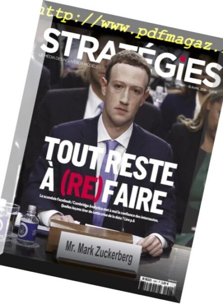 Strategies – 19 avril 2018 Cover