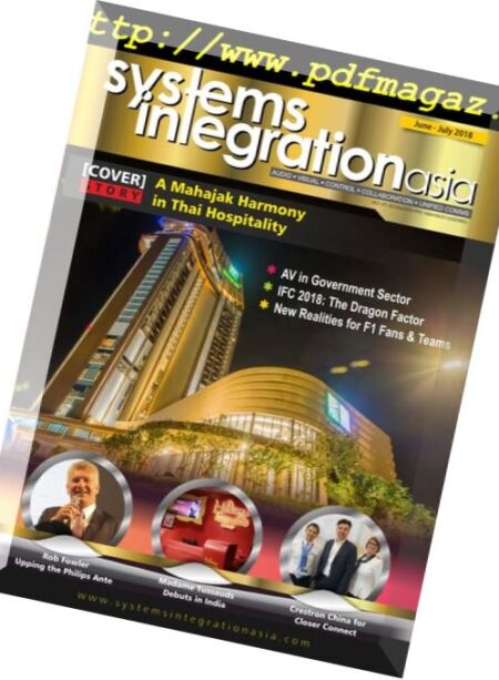 Systems Integration Asia – June-July 2018 Cover