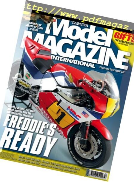 Tamiya Model Magazine – June 2018 Cover