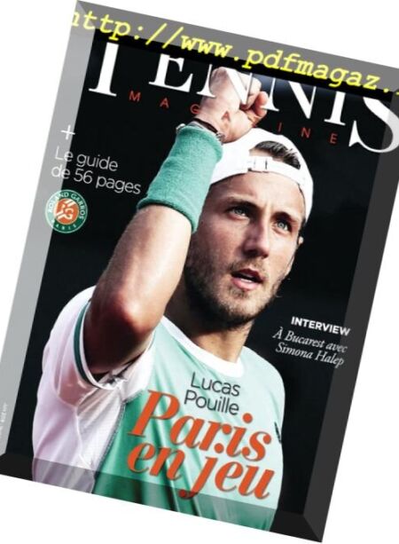 Tennis Magazine France – juin 2018 Cover