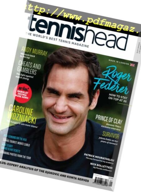 Tennishead – April 2018 Cover