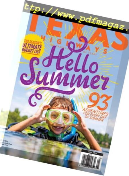Texas Highways – May 2018 Cover