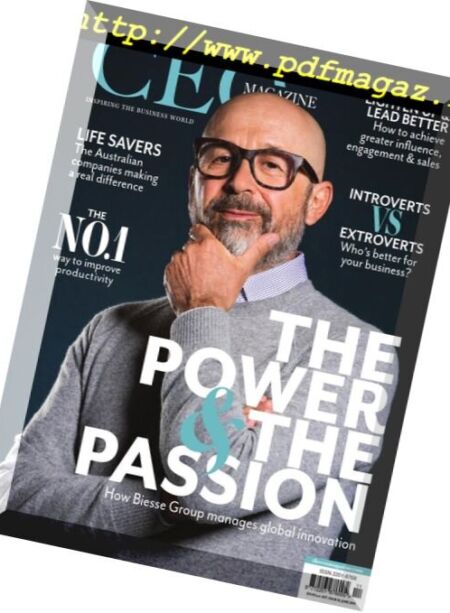 The CEO Magazine Australia & New Zealand – May 2018 Cover