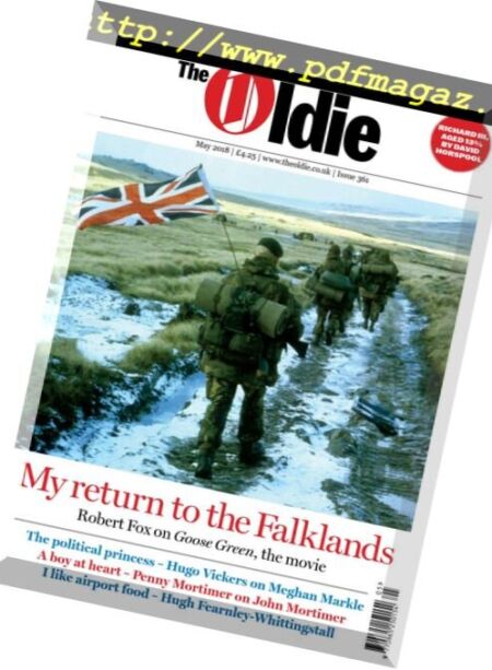 The Oldie – May 2018 Cover