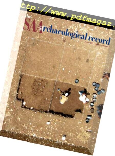 The SAA Archaeological Record – January 2013 Cover