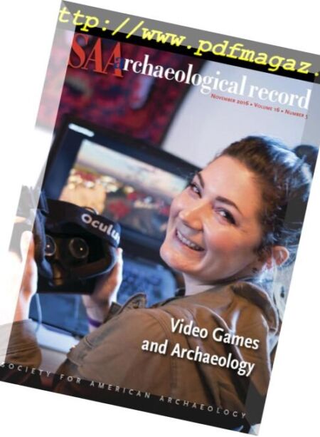 The SAA Archaeological Record – November 2016 Cover
