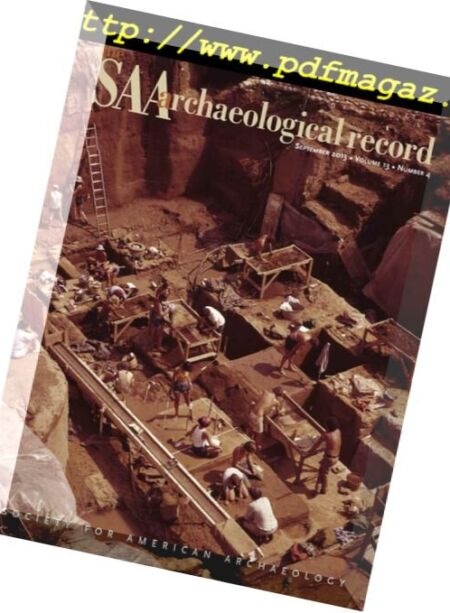 The SAA Archaeological Record – September 2013 Cover