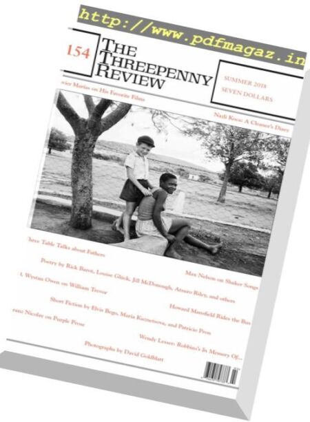 The Threepenny Review – July 2018 Cover