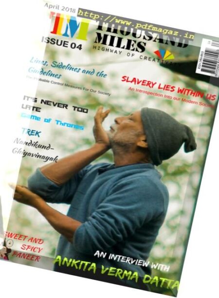 Thousand Miles – April 2018 Cover