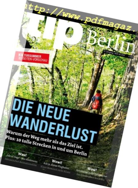 tip Berlin – 3 Mai 2018 Cover