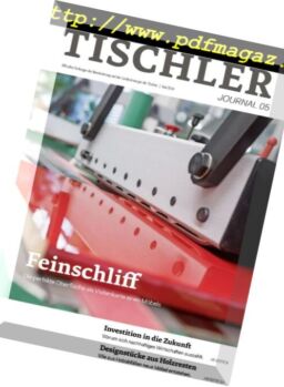 Tischler Journal – Mai 2018