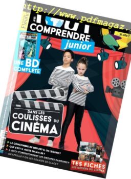 Tout Comprendre Junior – mai 2018