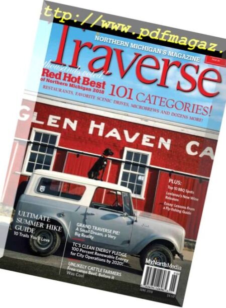 Traverse Northern Michigan’s Magazine – June 2018 Cover