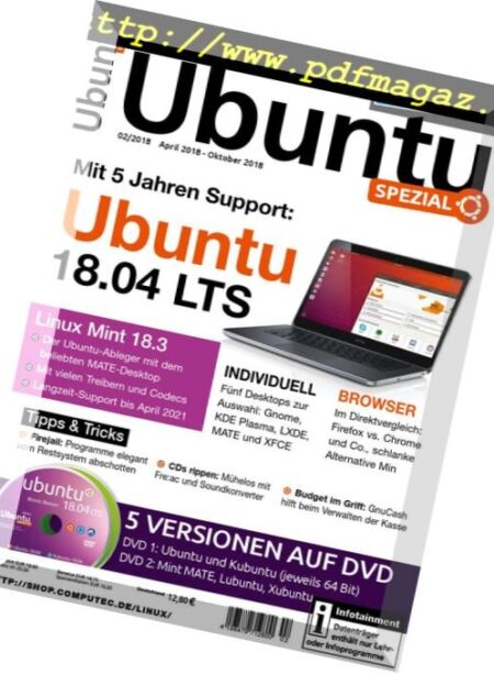 Ubuntu – Spezial Nr.2 – April-Oktober 2018 Cover