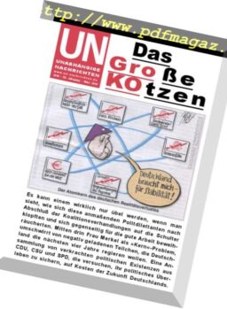 Unabhangige Nachrichten – Marz 2018