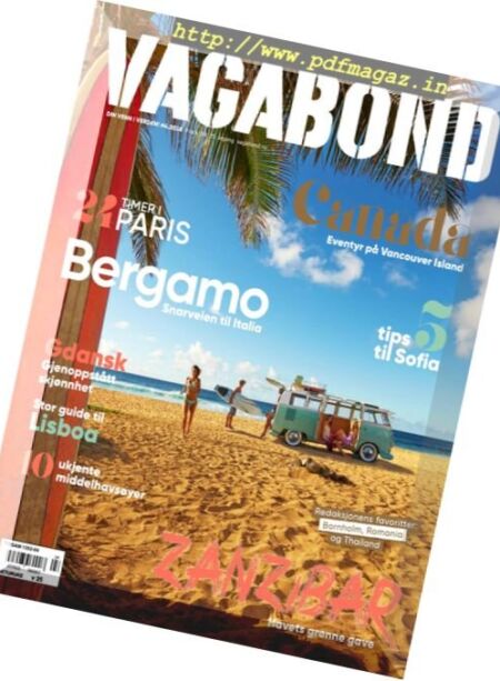 Vagabond – mai 2018 Cover