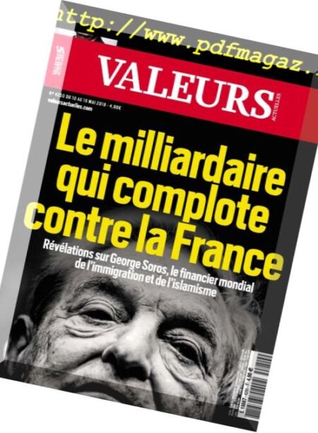 Valeurs Actuelles – 10 mai 2018 Cover