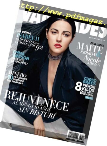 Vanidades Mexico – 19 abril 2018 Cover