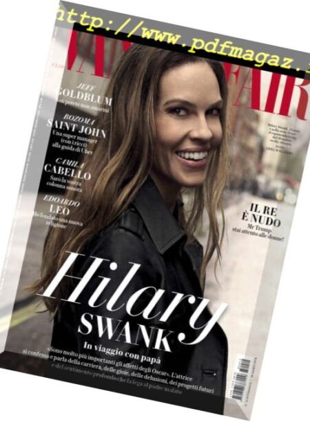 Vanity Fair Italia – 28 marzo 2018 Cover