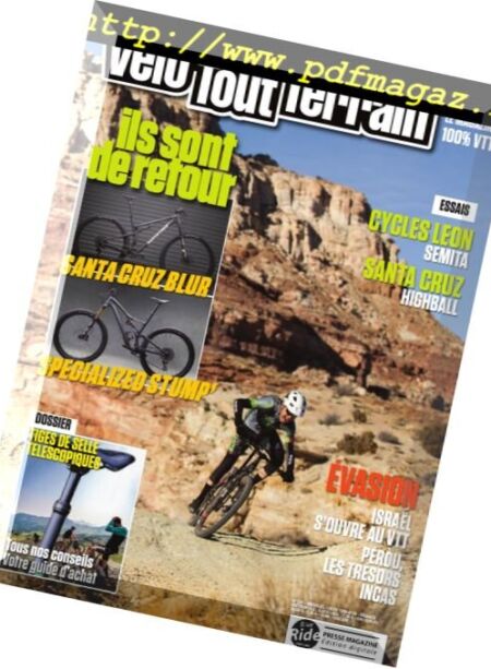 Velo Tout Terrain – mai-juin 2018 Cover
