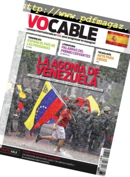 Vocable Espagnol – 17 mai 2018 Cover