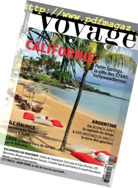 Voyage de Luxe – 13 avril 2018 Cover