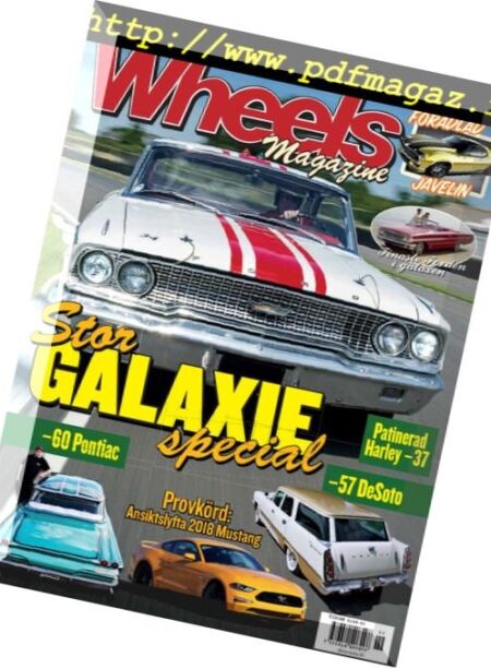 Wheels Sverige – 15 maj 2018 Cover